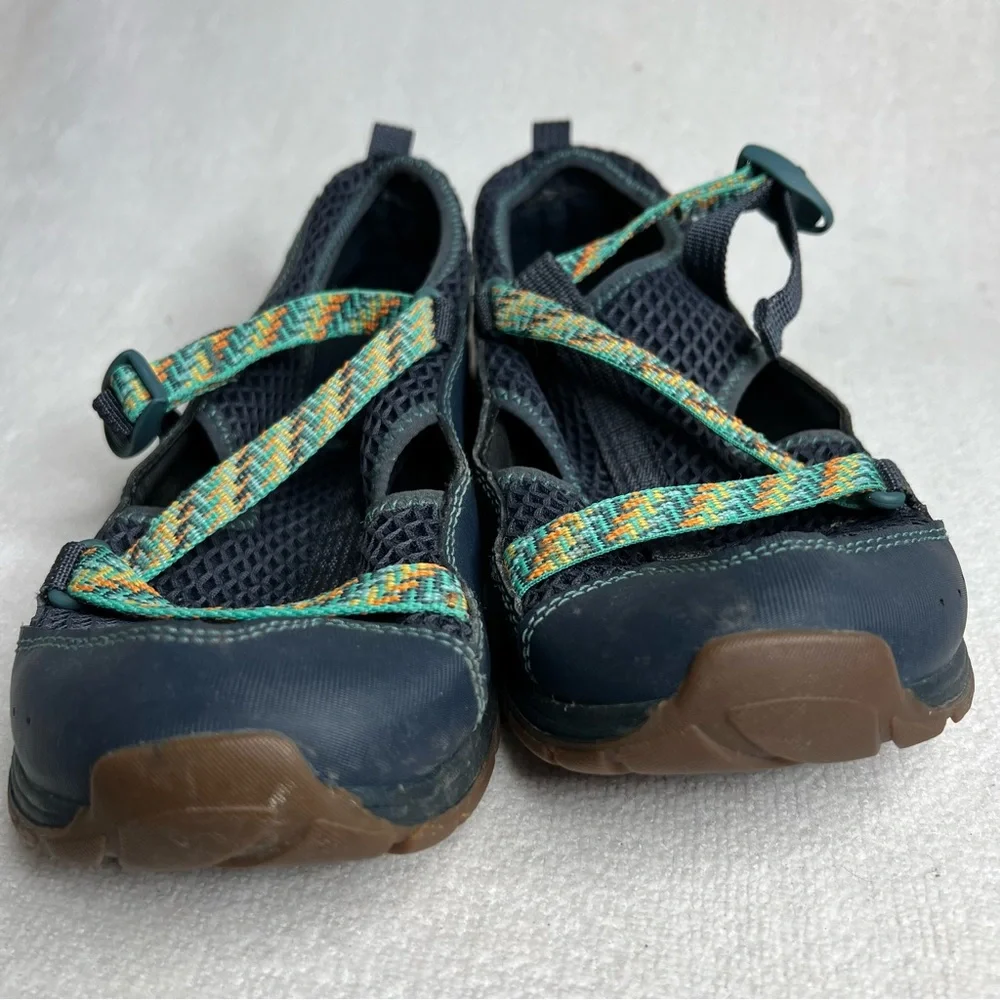 Chaco Odyssey Water Shoes Kids Unisex Junior Size 6 Navy Blue